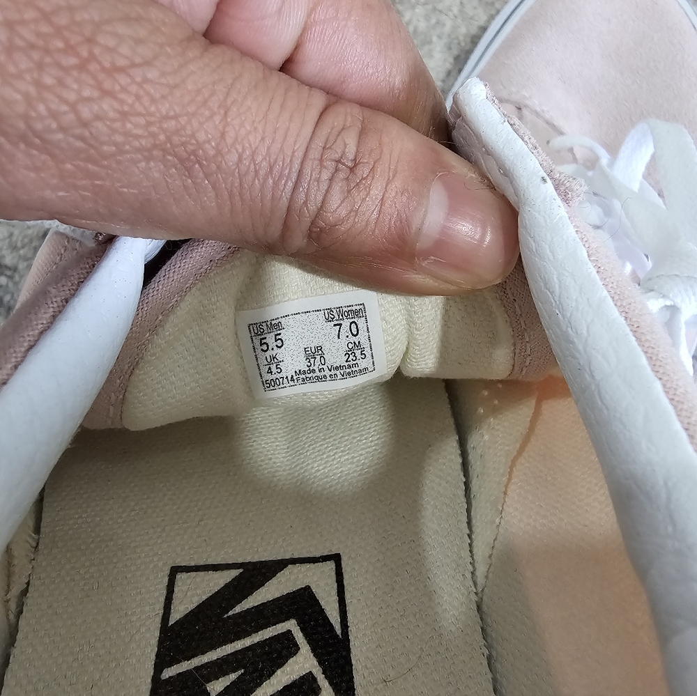Vans Old Skool Shoes Rose Smoke‎ Womens Size 7 - Picture 5 of 9